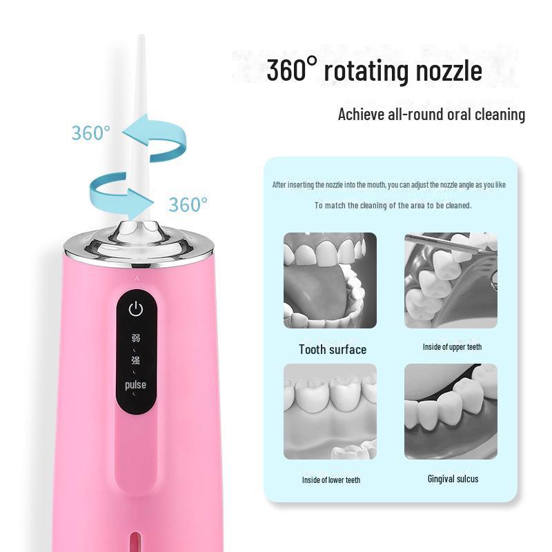 Portable Electric Oral Care Water Flosser & Tooth Cleaner