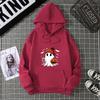 Women's Fashion Tops Casual O-neck Halloween Print Long Sleeve Loose Pullover Shirts, Creative Halloween Theme Printed Hoodie