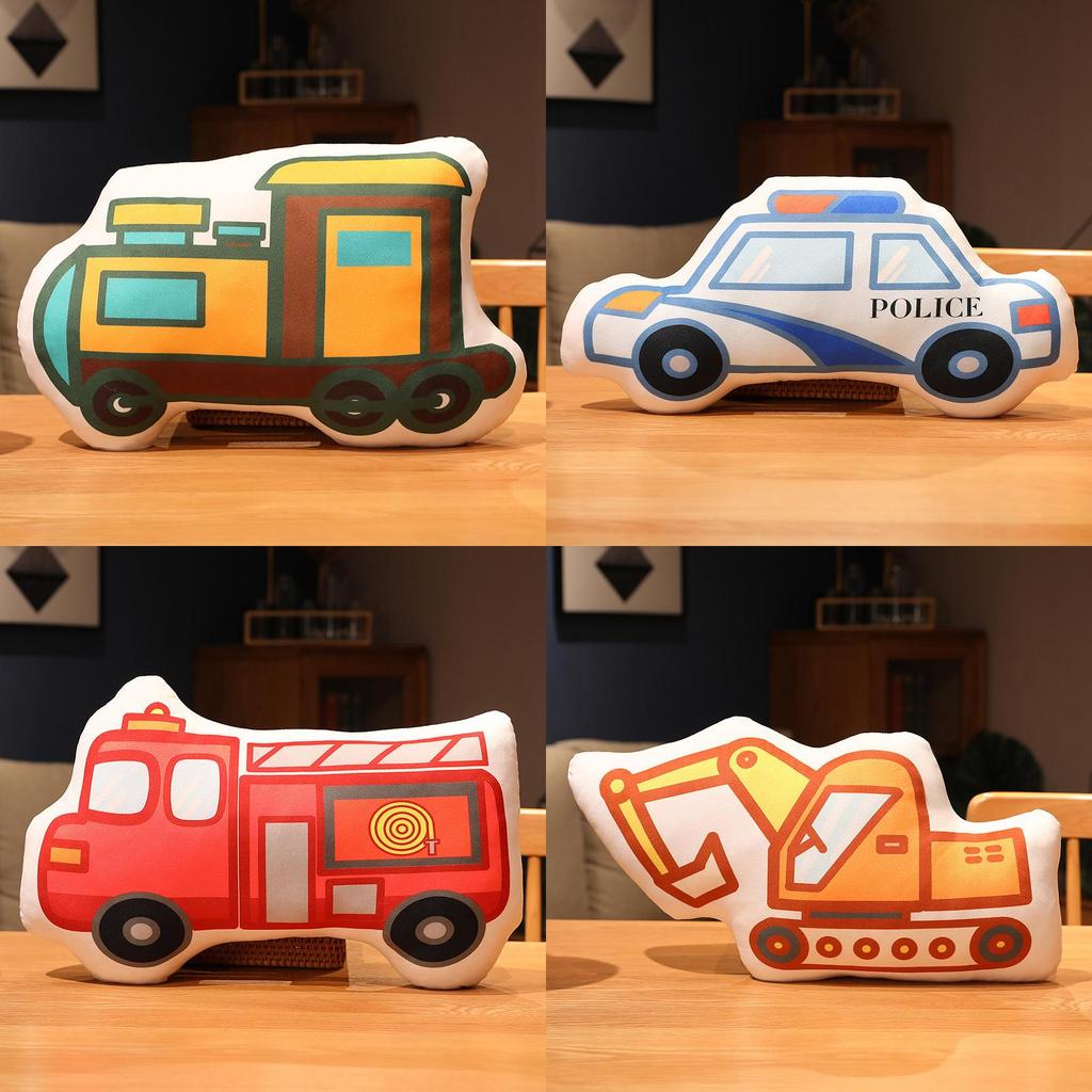 Peluche Douce Voiture Pour Enfants Avec Design Réaliste Et Rembourrage Confortable Hauteur 50cm