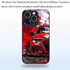 Red Sports Car with Red Leaves  Glass Phone Case Suitable for  iPhone 17 16 16ProMax 15 14 13 12ProMax 11 11Pro protection