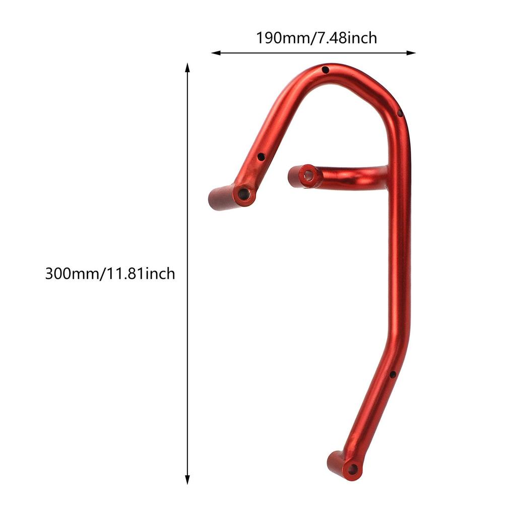 Motorbike Rear Passenger Pillion Grab Aluminum Alloy Handle Armrest Rail for Honda CRF25