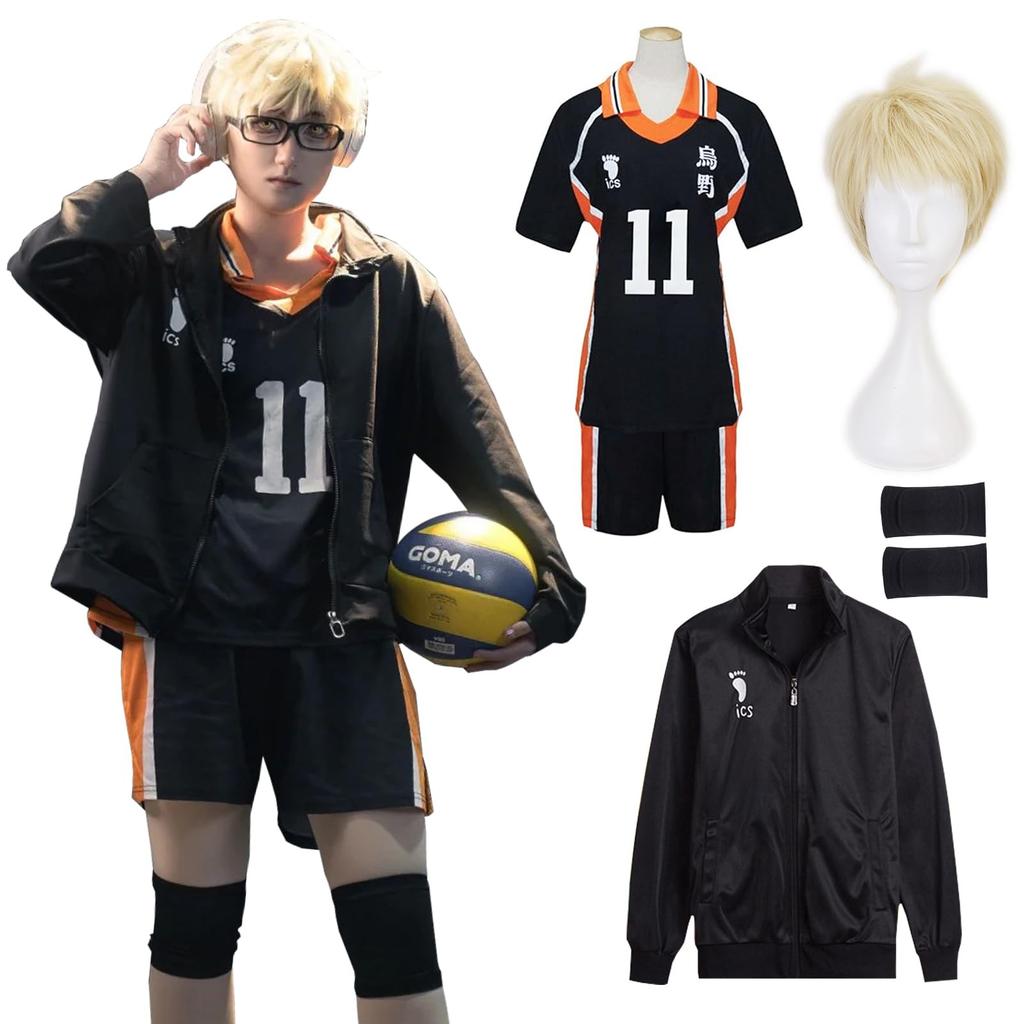 Karasuno High High School Kozume Kenma Hinata Shoyo Kuroo Tetsuro Kageyama Tobio Haikyuu Adult Costume for School Festivals and Events Kei Uniform