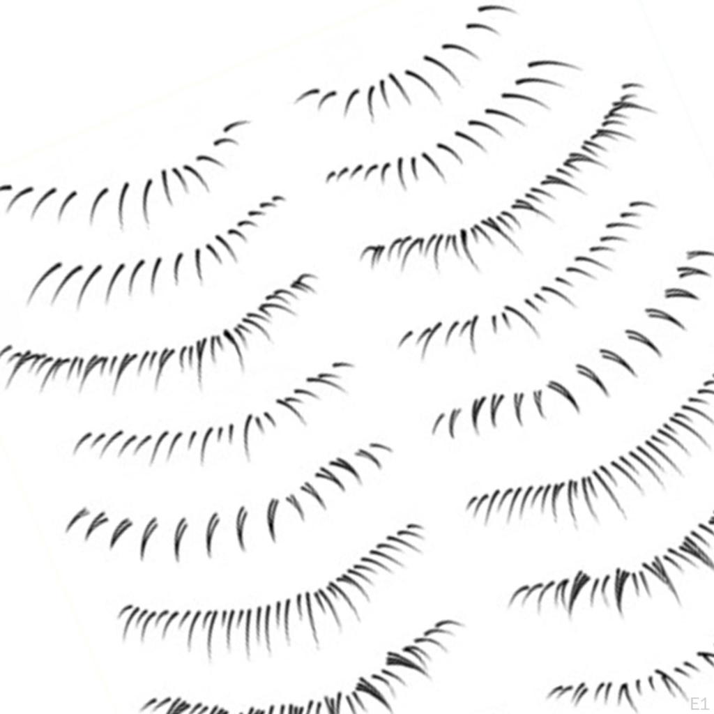 Lower Eyelash Stickers Strips Patch Lash Extension Supply for Cosplay Dating