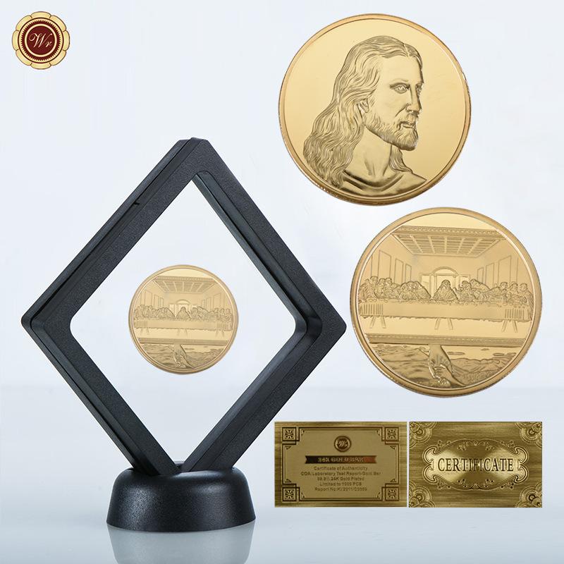 Abendmahl Gedenkabzeichen Metallabzeichen Umrandung Gedenk-Sammlermünze Jubiläumsfeier Geschenk des Unternehmens