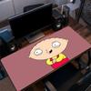 Cute Stewie Griffin Mouse Pad, Large Gaming Desk Mat, Non-slip XXL Mousepad for Laptop & Tablet, Mini PC Playmat with Stitched Edges
