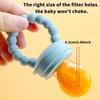 Silicone Baby Fruit and Vegetable Teether Pacifier Feeder