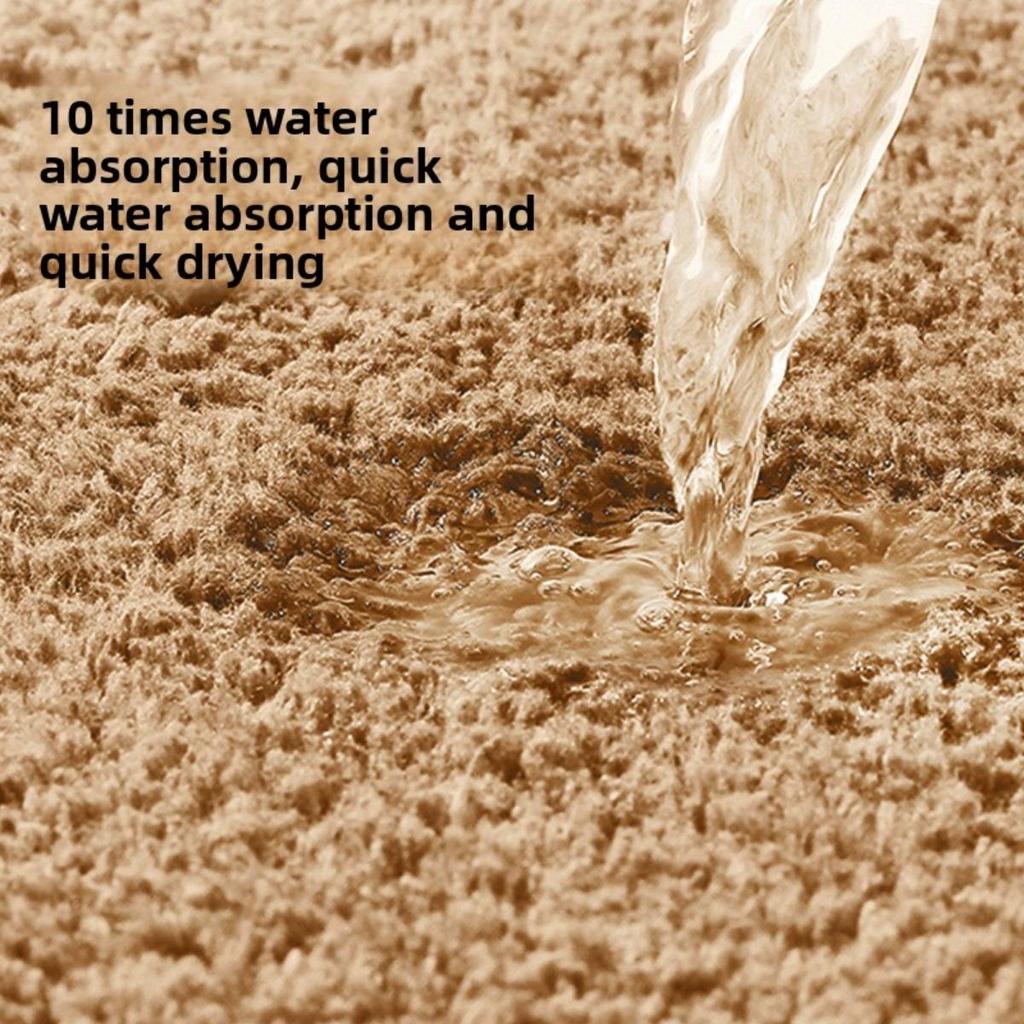 Thickened Bathroom Floor Mat, Absorbent Bathroom, Non Slip Bathroom Mat, Bedroom Carpet, Door Mat, Entrance Foot Mat