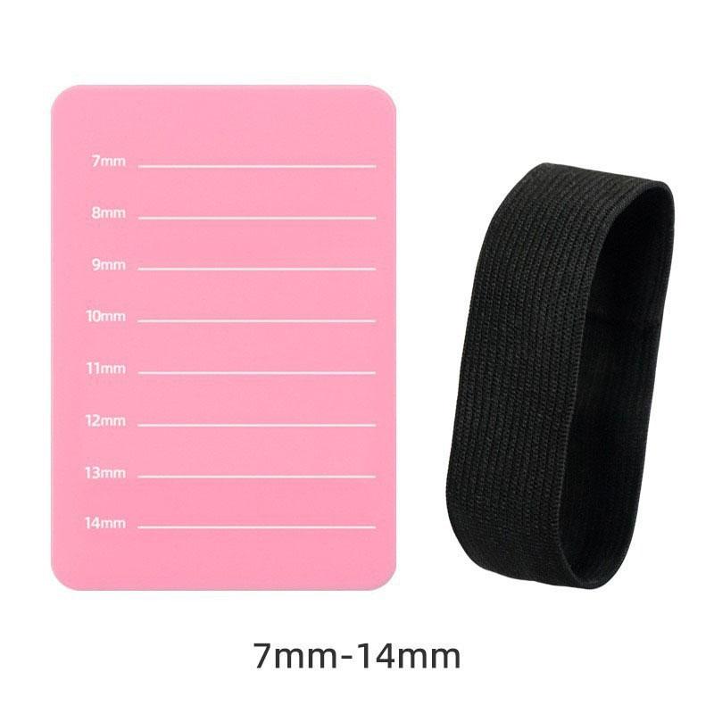 New Grafted Eyelash Show Board Hand Plate Lash Holder Eyelash Extension Pallet with Adjustable Wrist Strap JJMGJ05