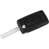 Coque de protection pour porte-clés à distance de voiture à 3 boutons pour Peugeot Citroen