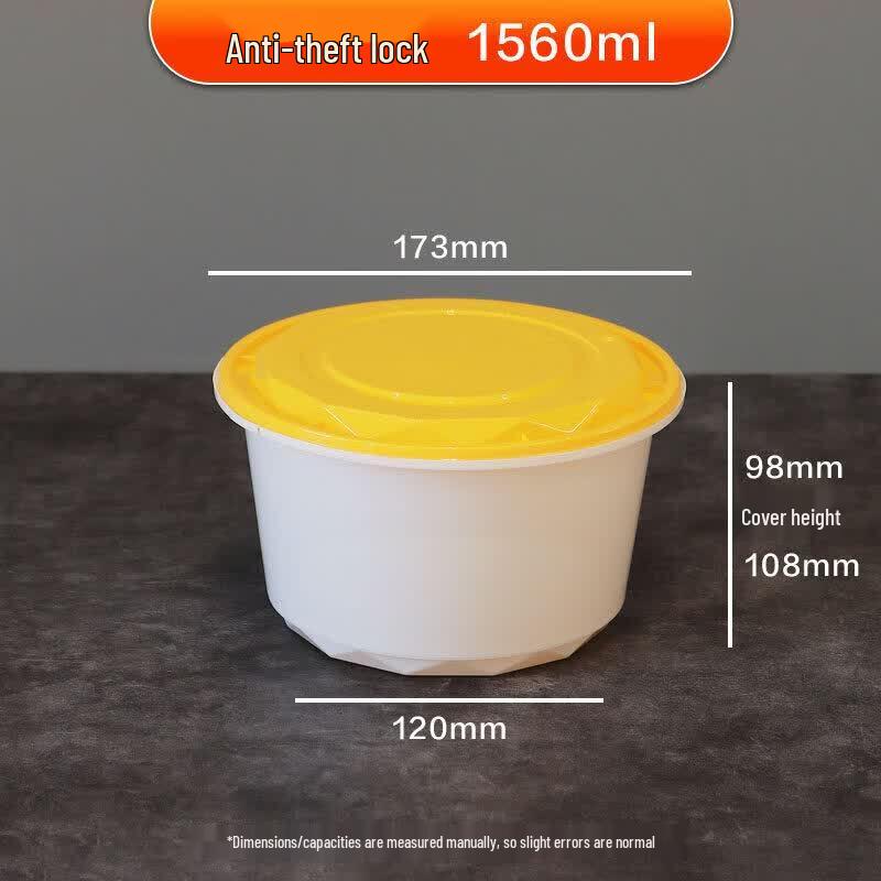Disposable Round Takeaway Food Container
