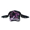 Zerrissenes Design Hasenohren Baseballkappe Dunkle Farbe Y2k Trend Kappe Metallring Kappe Fashion Statement