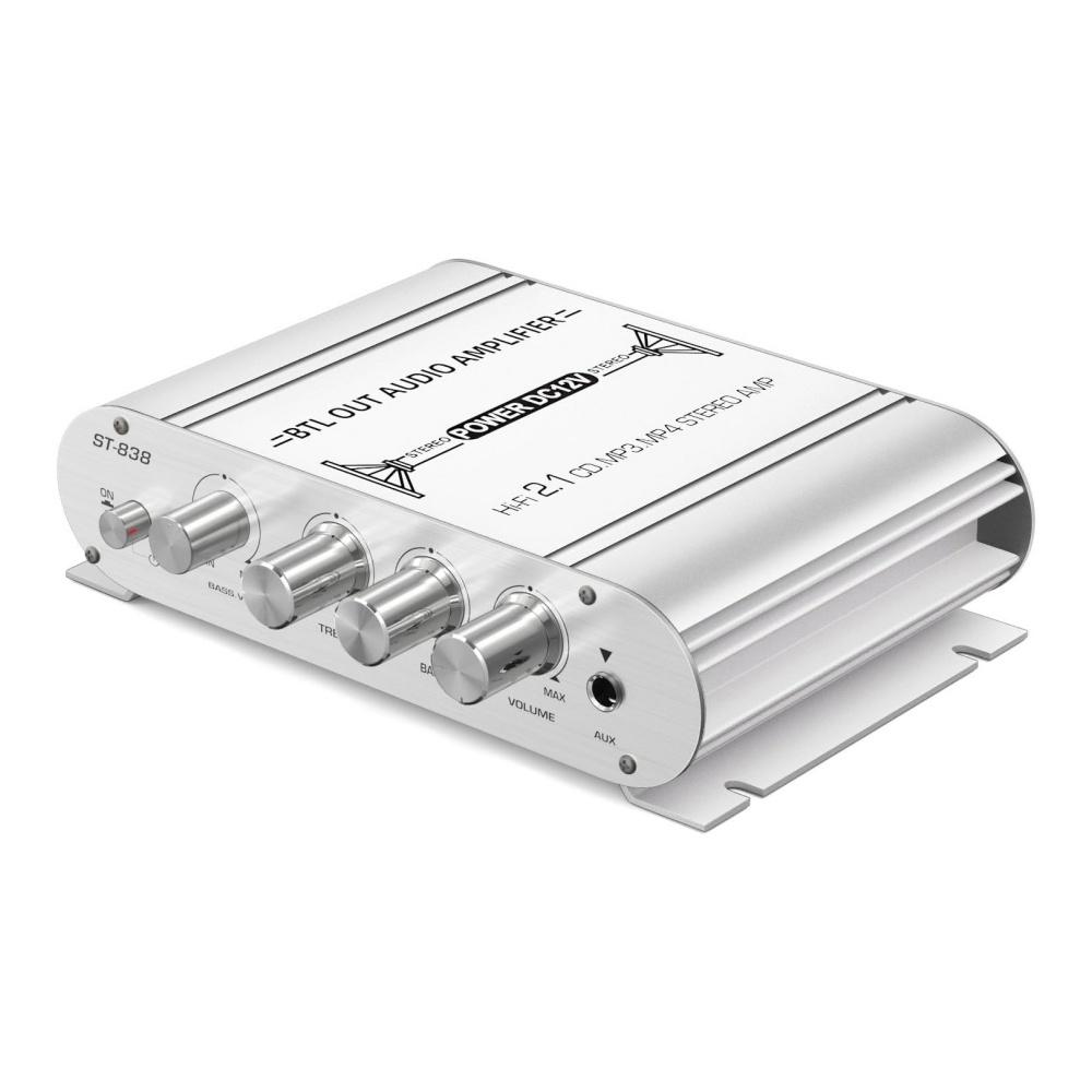2.1 Channels 400W Hi-Fi Auto Stereo 12V Car Audio Amplifier Mp3 Radio Booster