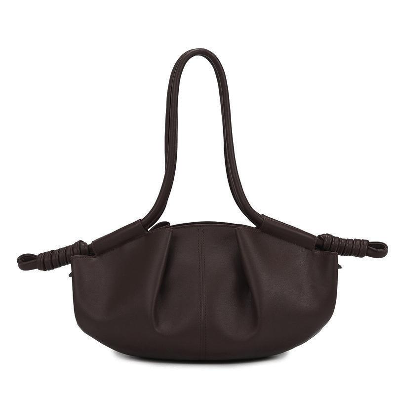 Brand Luxury Cloud Dumpling Bag Zipper Design Women's Bag Adjustable Shoulder Strap Crossbody Handbag Textured Underarm Bag