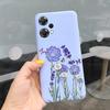 For One Plus Nord CE 2 Lite Phone Case Soft Matte Silcione TPU Back Cover For OnePlus Nord CE2 Lite 5G Mobile Coques Flower Capa
