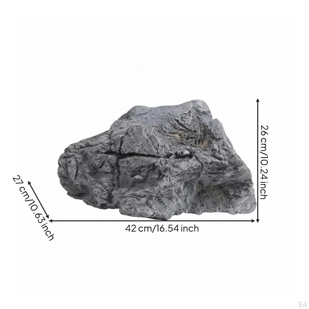 Artificial Rock AuthenticLooking Rugged Faux Boulder for Courtyard, Photography a