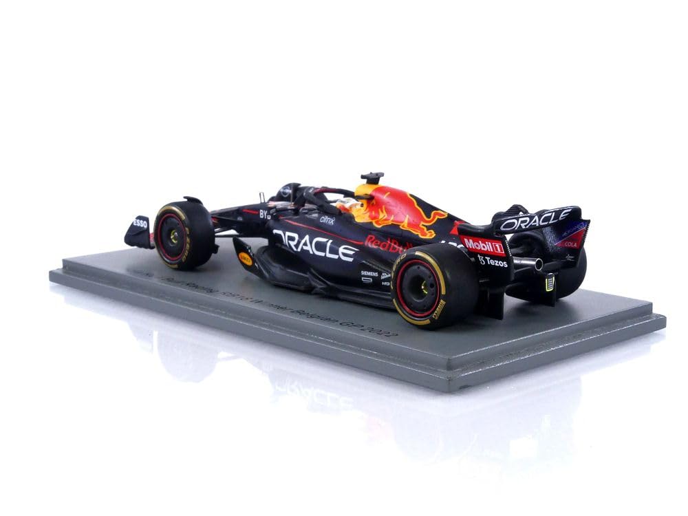 Spark Oracle Red Bull Racing RB18 2022 F1 Belgian GP Winner Verstappen S8547 1/43 #1 M.