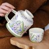 Vintage Wind Ceramic Teapot and Cup Set - Perfect Gift for Her: Birthday or Friend's Wedding
