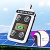 Solar Bottle Shape Car Light Baby in Car Safety Sign Wireless Neon Atmosphere Lamp for Triangle Window Suction Cup Mount LED Decorative Light Unique