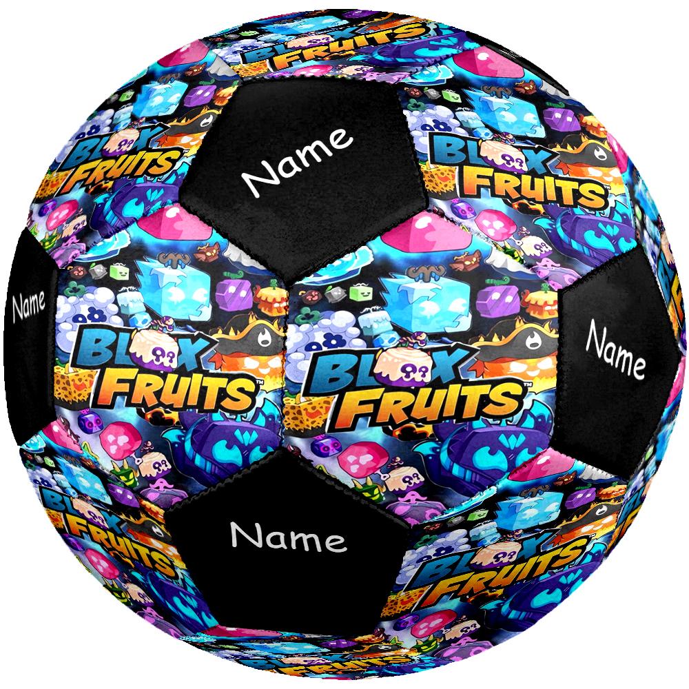 Custom Name Blox Fruits Theme Size 5 Soccer Ball, Suitable for Both Indoor and Outdoor Matches, a Gift Suitable for Everyone.