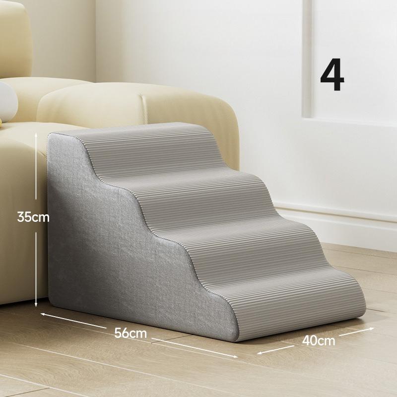 2026 Designer Pet Dog Stairs Ramp Non-Slip Pet 2/3 Steps for Small Old Dogs Sofa Bed Sofa Bed Ladder Cat House