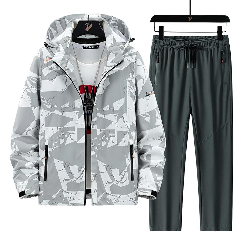 Charge Jacket Outdoor Hiking Suit Couple Set Spring and Autumn Jacket Men