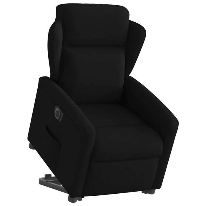 VidaXL Fauteuil inclinable électrique noir tissu 3303156