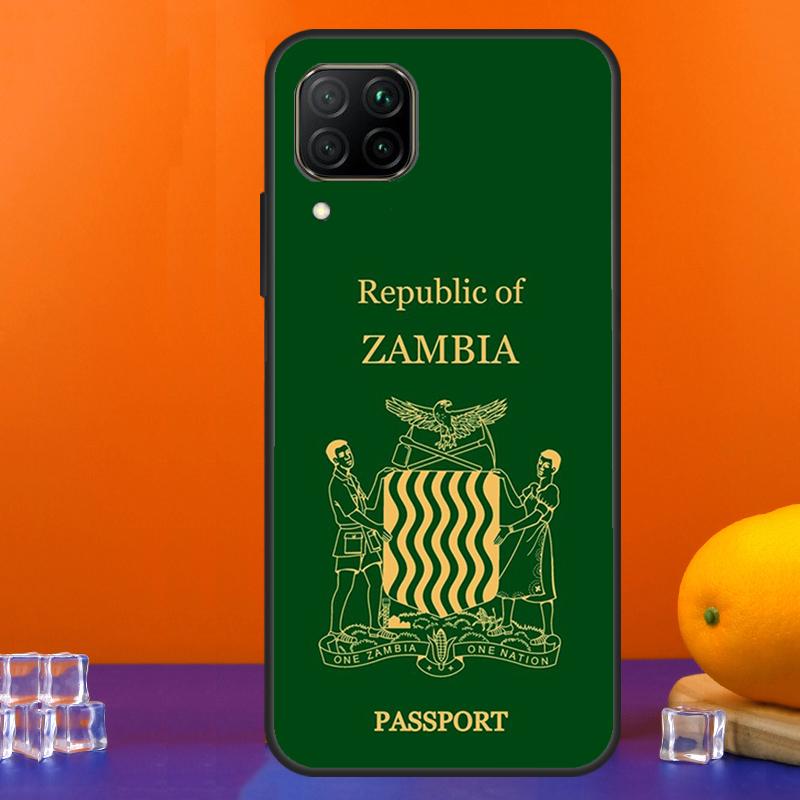 Sambia Flagge Für Huawei Nova 12s 12i 11i 5T 9 10 SE Y91 Y90 Y60 Y70 Y72 Y61 P60 Pro P20 P40 P30 Lite Hülle