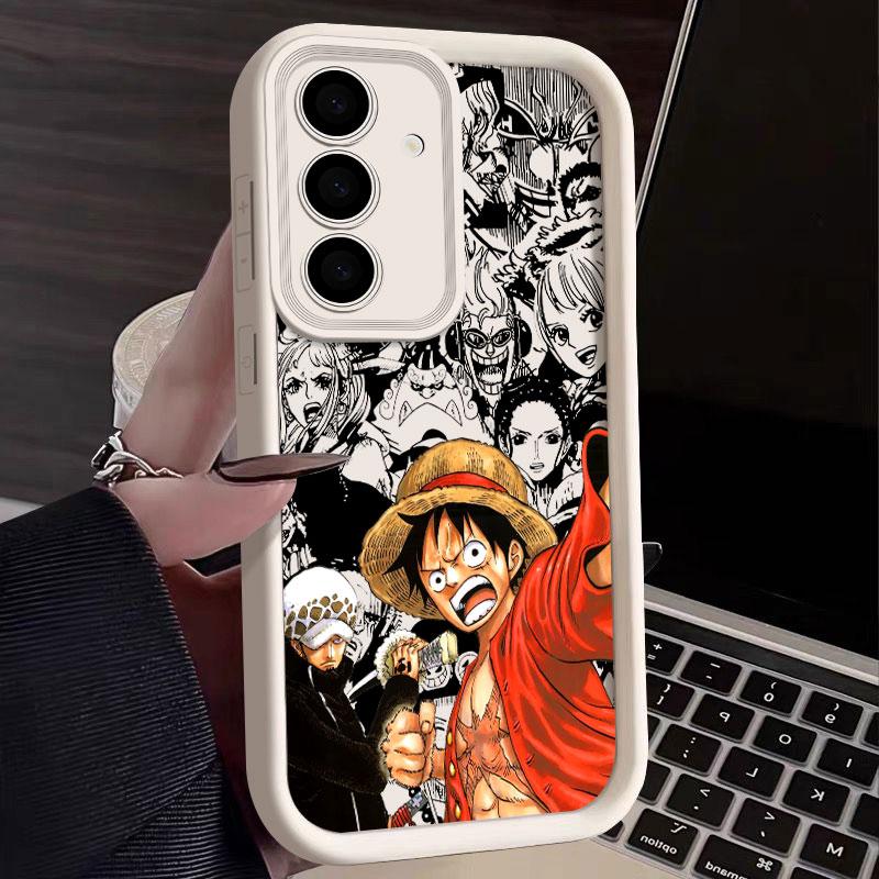 One Pieces Japanese Anime Phone Case For Samsung S26 S25 S24 S23 S21 S20 Ultra For Galaxy S25 S24 FE S26 Plus Soft Silicon Cover