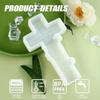 Faith Cross Pendant Resin Mold, Religious Silicone Mold for Making Freshie, Soap, Resin, Candles, Candy, DIY Cross Decoration