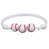 Sports Bracelet Rugby Braided Unisex Adjustable Ball Shape Bracelet Jewellery