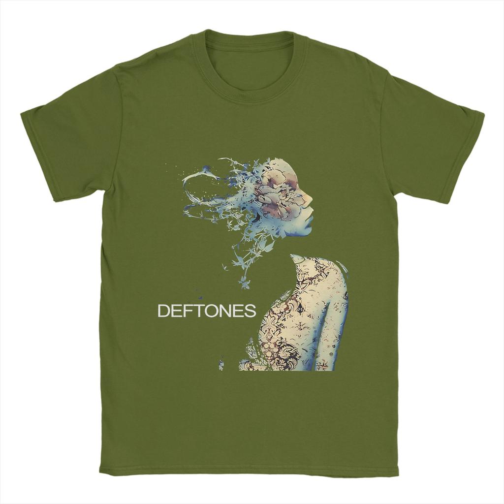 D-Deftones  T Shirts Men's  100% Cotton Vintage T-Shirts Crew Neck  Tee Shirt Short Sleeve Clothing Birthday Gift