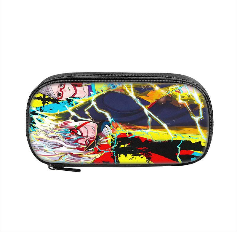 Dandadan Pencil Case With Polyester Material For Students And Kids