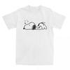Humorous Snoopy Sleep Peanuts T-Shirts Men Women's 100% Cotton Tees Shirt Plus Size Tops
