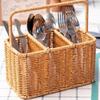 with Handle Silverware Holder Large Capacity Multipurpose Basket Utensil Storage Basket  Dormitory