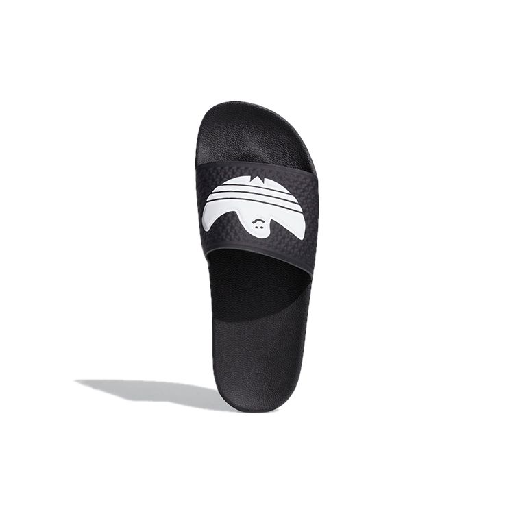 adidas Shmoofoil Slides Black White Unisex Sneakers Core-Black Cloud-White FY6849