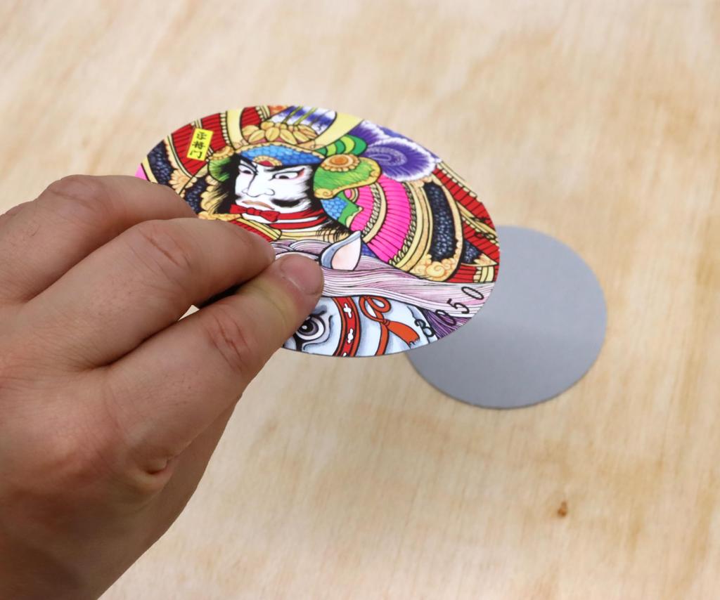 Made in Japan Traditional Toy Maru Menko Set x 12 sets commercial (6 pieces) (for use)