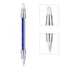 Professional D ual Tipped Silicone Nail Brush Set Rhinestone Carving Polishing Pen Manicure N ail Art Tools For Salon Home DIY