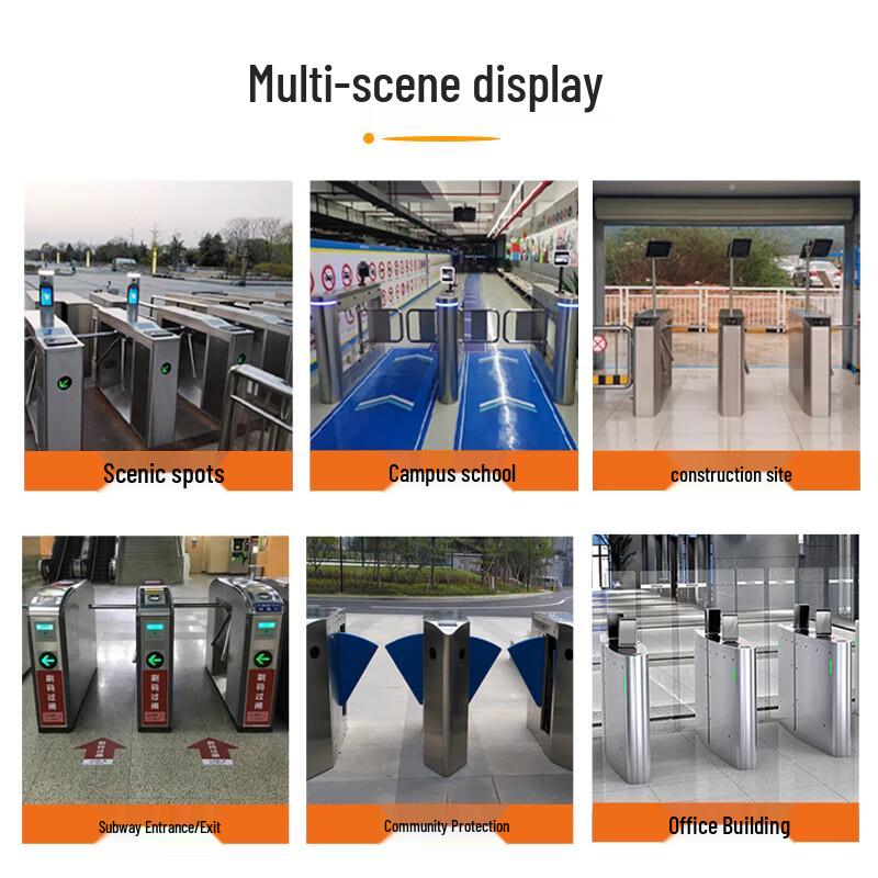 Hikvision Personnel Access Control Turnstile System CN plug (adapter included)