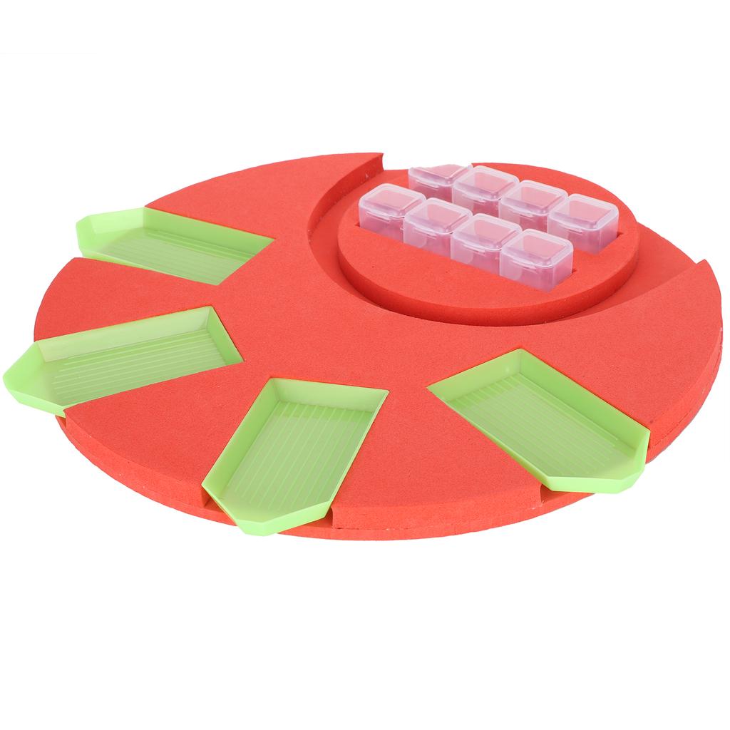 Diamond Painting Tray with Point Drill Plate Organizer Storage for Adult Children Drawing Accessory