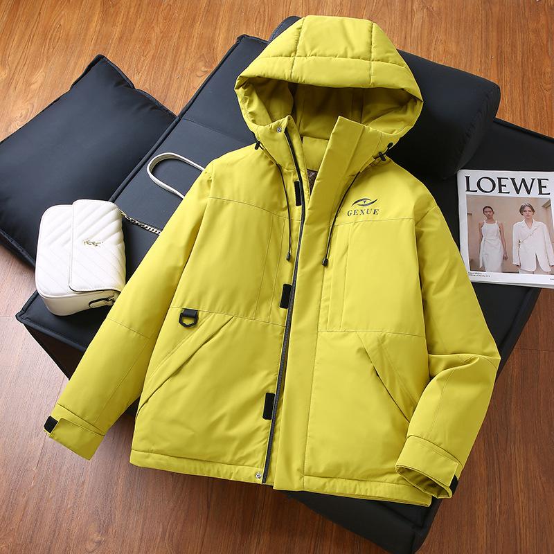 Outdoor Unisex Thick Hooded Warm Cotton-padded Jacket