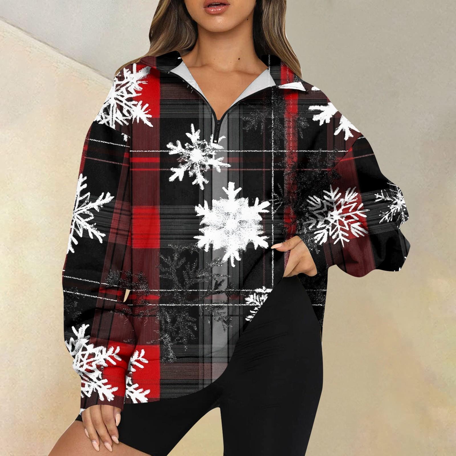 

Женская повседневная мода с длинным рукавом и принтом, свободный свитшот на молнии L