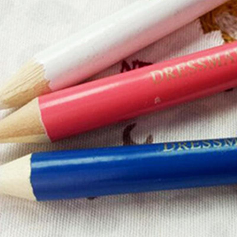 3 Pcs Fabric Marking Pencil with Brush Tailor Mark Pencil Sewing Chalk Pen Sewing Fabric Pencils
