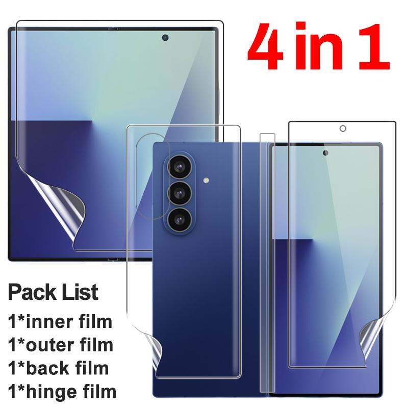Fold7 Hydrogel Film For Samsung Galaxy Z Fold 7 6 5 Hinge Protective Soft Anti-scratch Screen Protector For ZFold7 ZFold6 zfold5