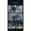 Large Size 1/9 Kawasaki H2R Simulation Spray Motorcycle Model Toy Simulation Alloy Motorcycle Model Boy Car Collection Handmade Gift