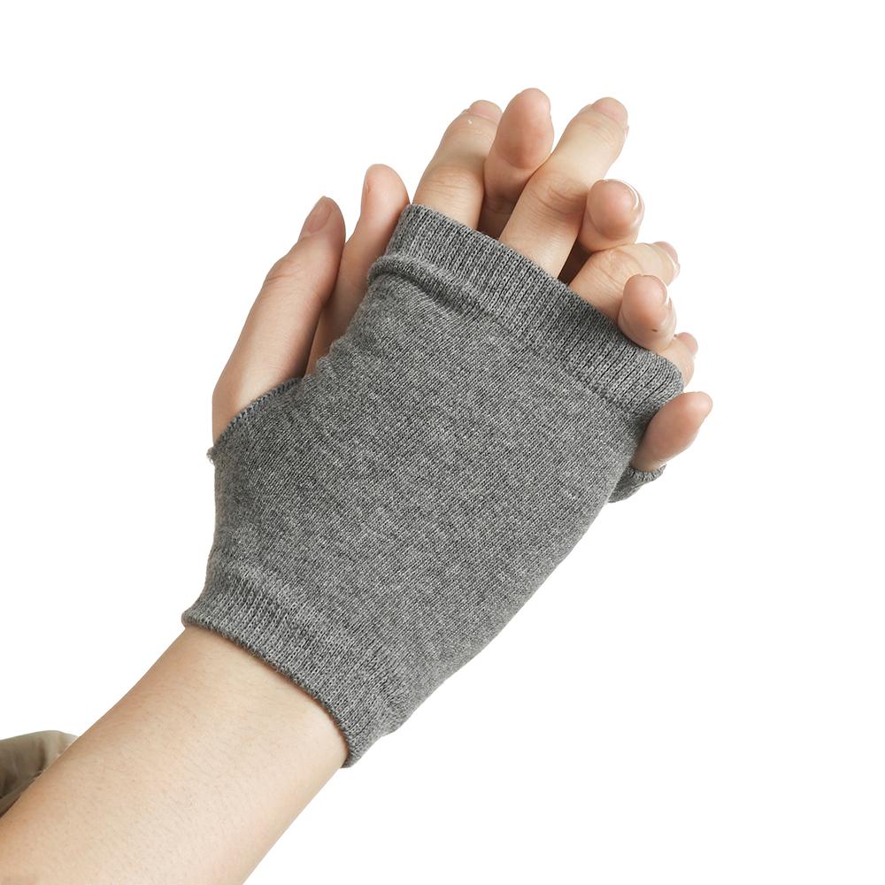 Protable Wool Fingerless Exposed Finger Knitted Wool Glove Half Mitten Wrist Gloves