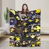 9-9 Nights in the Forest Blankets Deer Game Plush Novelty Breathable Throw Blankets for Bedding Lounge All Season