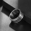 Nordic Men's Titanium Steel Rotating Punk Ring SA1139