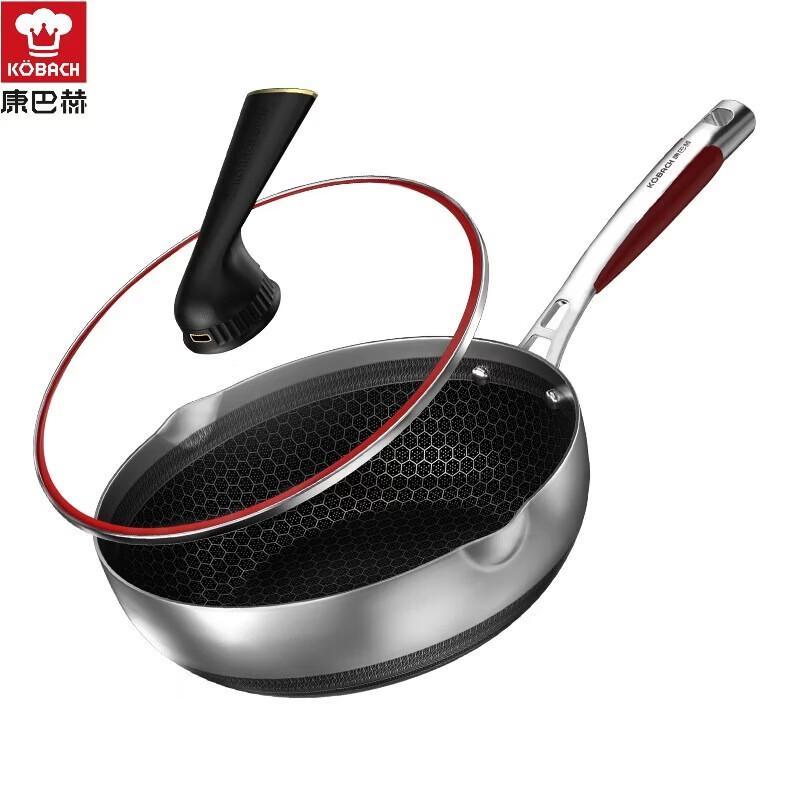 Kangbahu 5th Gen 28cm 316L Stainless Steel Honeycomb Wok