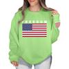 Women's Colorblock Sweatshirt Long Sleeve Round Neck Casual Comfortable Loose Lightweight Women's Sweatshirtt