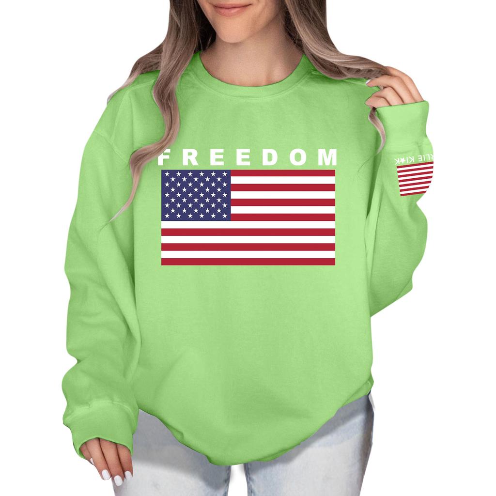 Women's Colorblock Sweatshirt Long Sleeve Round Neck Casual Comfortable Loose Lightweight Women's Sweatshirtt